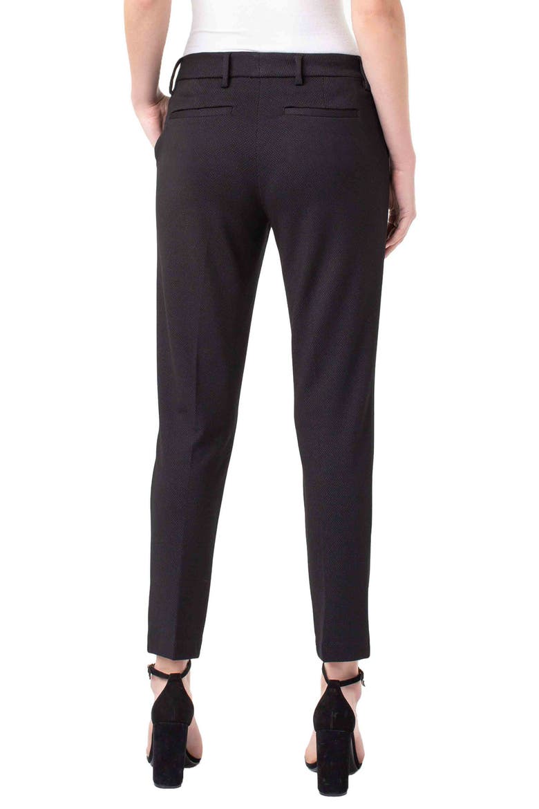 Liverpool Kelsey Knit Trousers, Alternate, color, BLACK GRAY