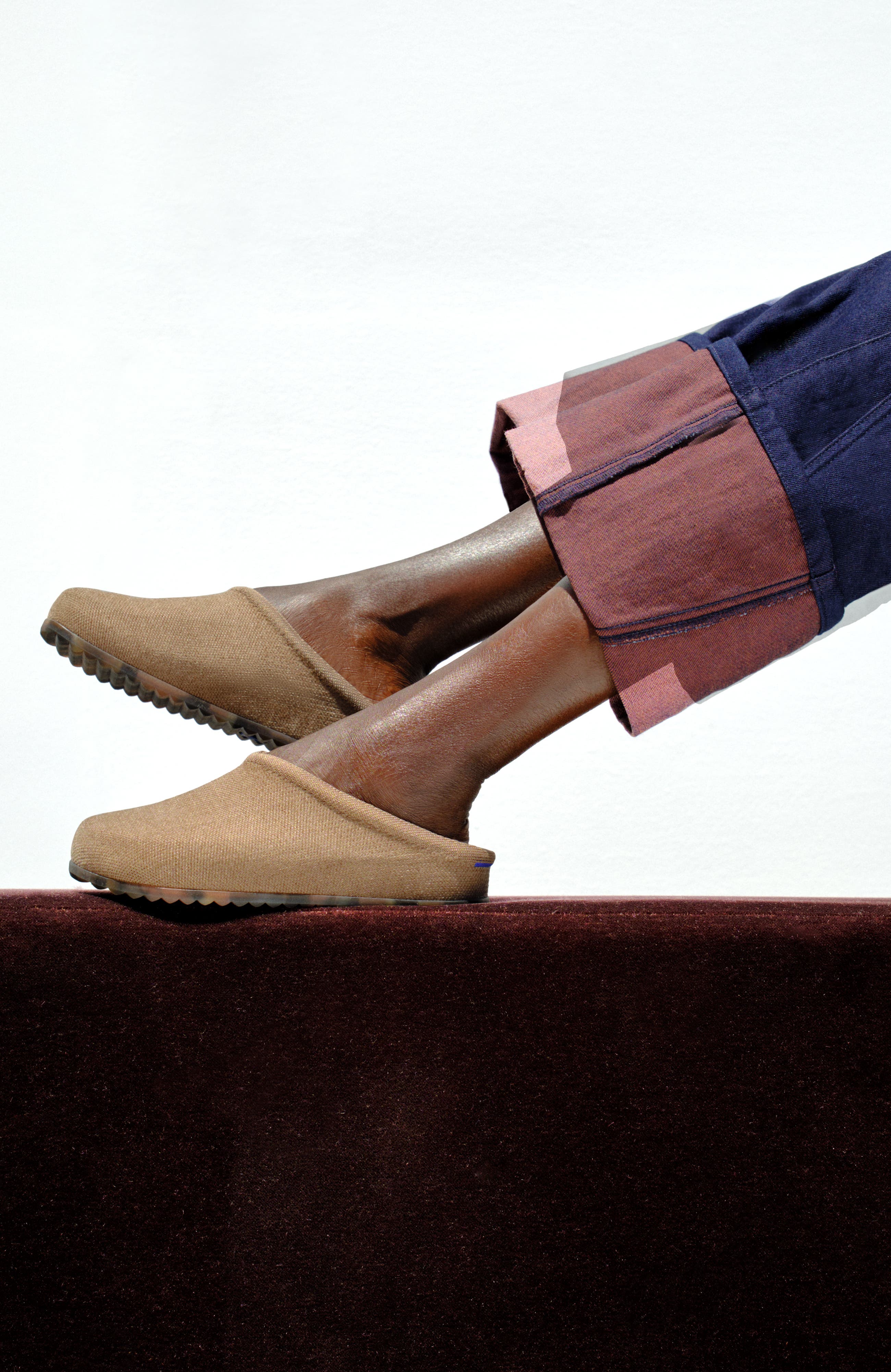 Rothy's The ReVelvet Casual Clog, Alternate, color, Revelvet Portobello