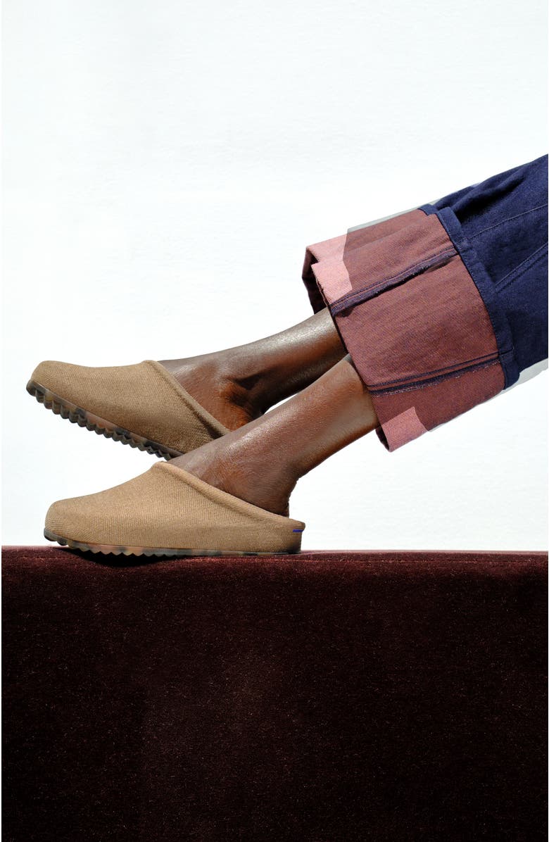 Rothy's The ReVelvet Casual Clog, Alternate, color, Revelvet Portobello