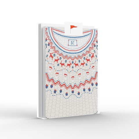 Santa Sweater Greeting Card Pack Set (8 ct.)