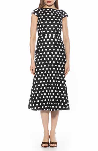 Alexia Admor Loreli Boat Neck Midi Dress