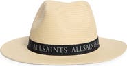 AllSaints Straw Fedora