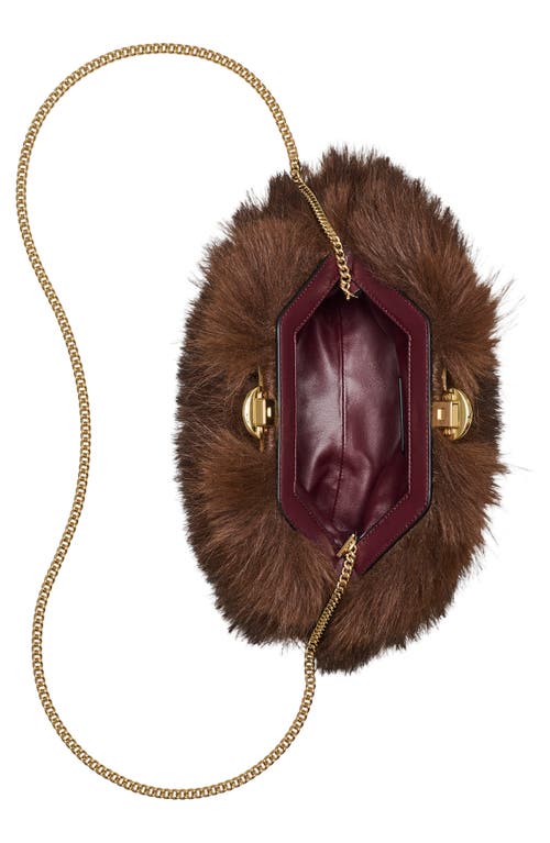 Marc Jacobs The Glam Small Clutch In Brown