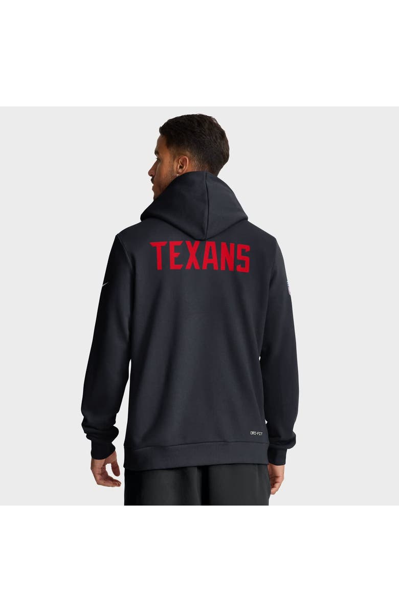 Nike Men's Nike Navy Houston Texans  Sideline Offensive Set Play Performance Pullover Hoodie, Alternate, color, Navy