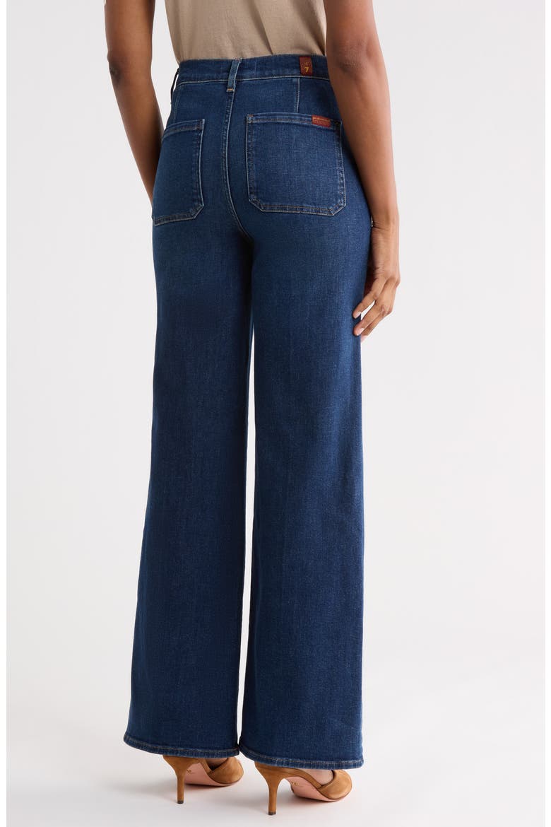 Ultra High Waist Wide Leg Jeans, Alternate, color, GREENWICH