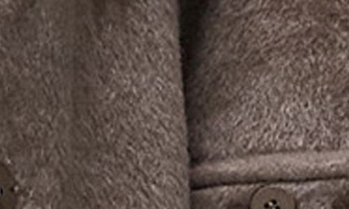 Topshop Chuck On Faux Fur Longline Coat