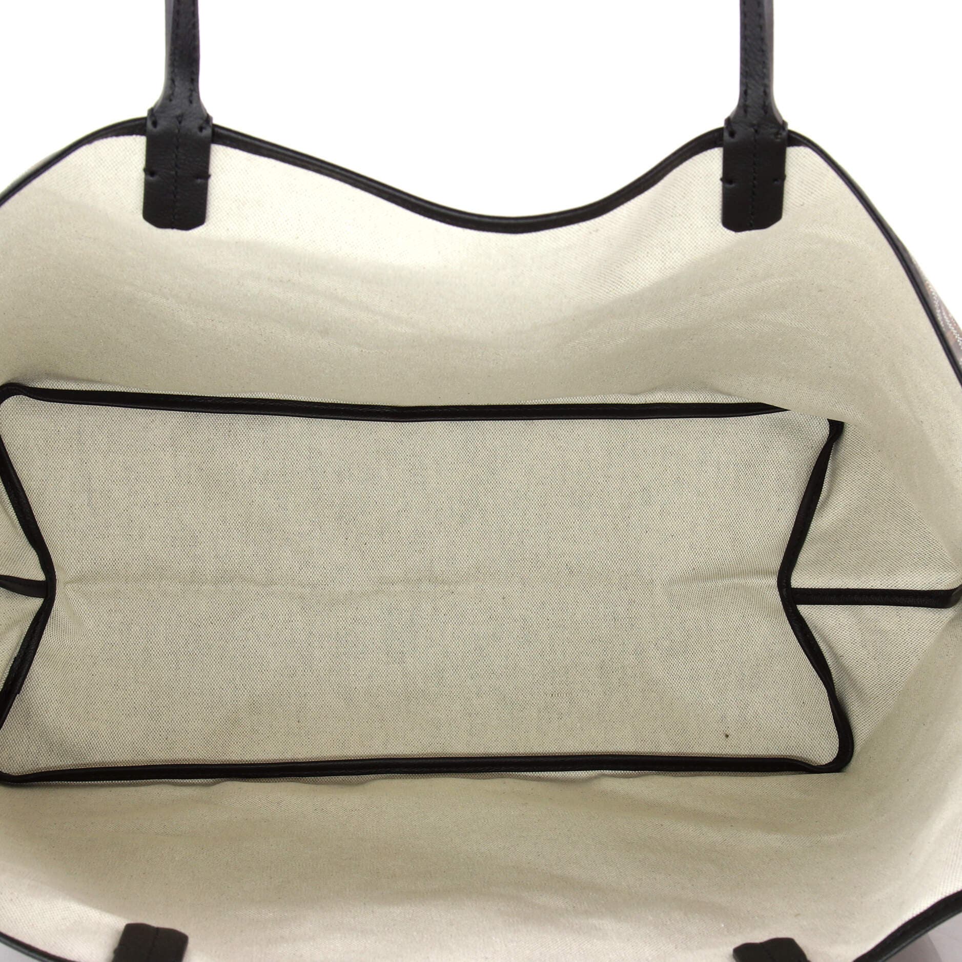 Pre-Owned Goyard Saint Louis Tote Coated Canvas GM, Alternate, color, Black