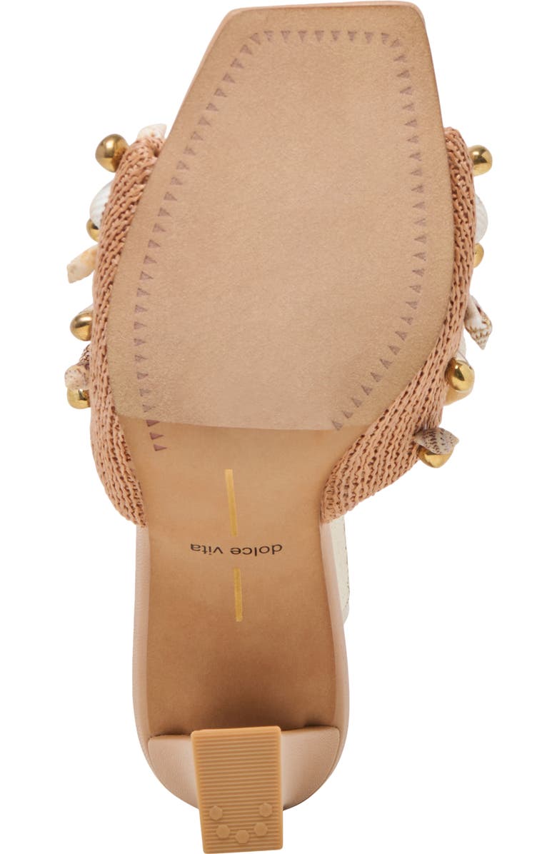 Dolce Vita Tylah Sandal, Alternate, color, Toffee Beaded Raffia