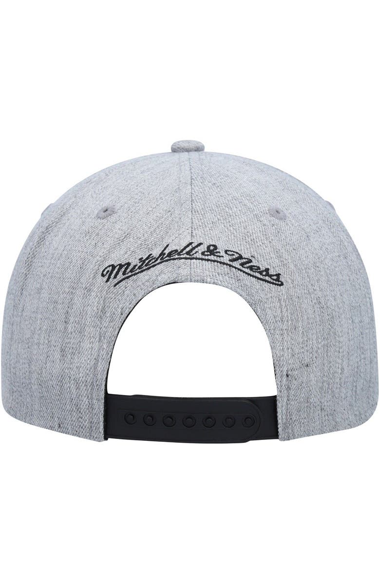 Mitchell & Ness Men's Mitchell & Ness Heather Gray Portland Trail Blazers Hardwood Classics 2.0 Snapback Hat, Alternate, color,
