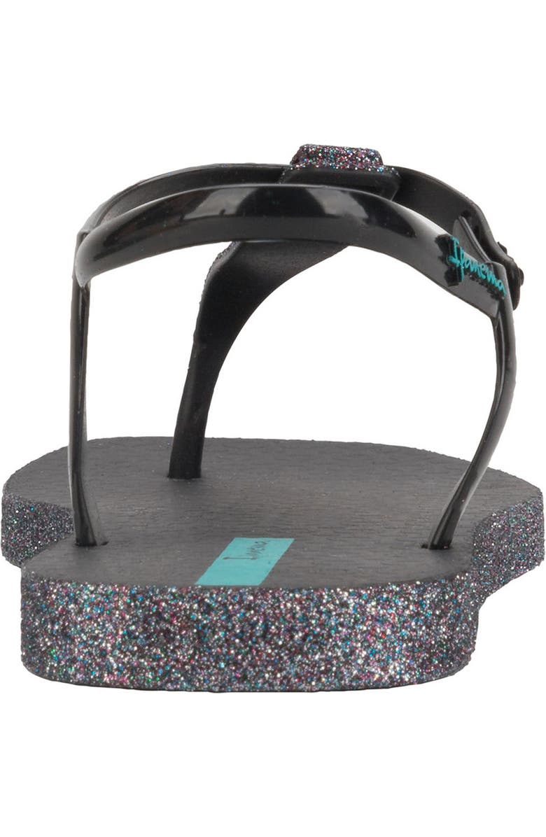 Ipanema Glitter Sandal, Alternate, color, Black/ Glitter Black