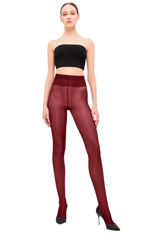 Wolford Neon 40 Pantyhose In Red