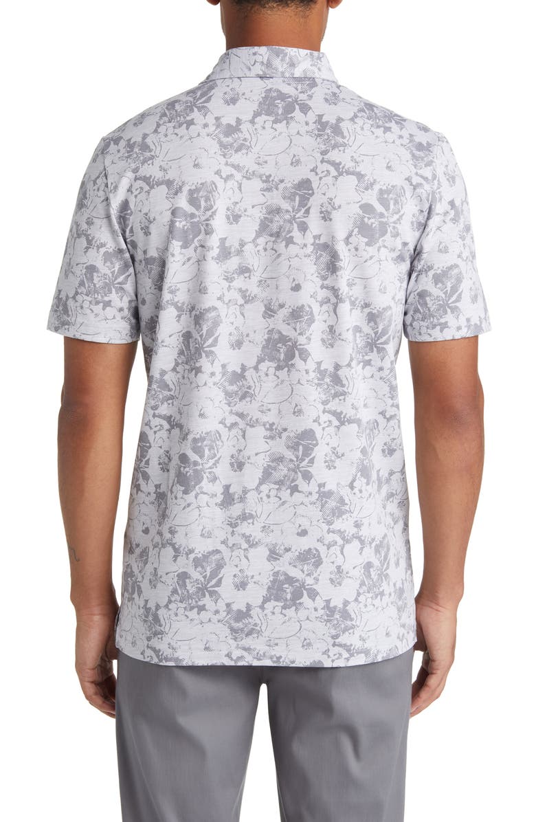 TravisMathew Private Deck Floral Short Sleeve Polo, Alternate, color,