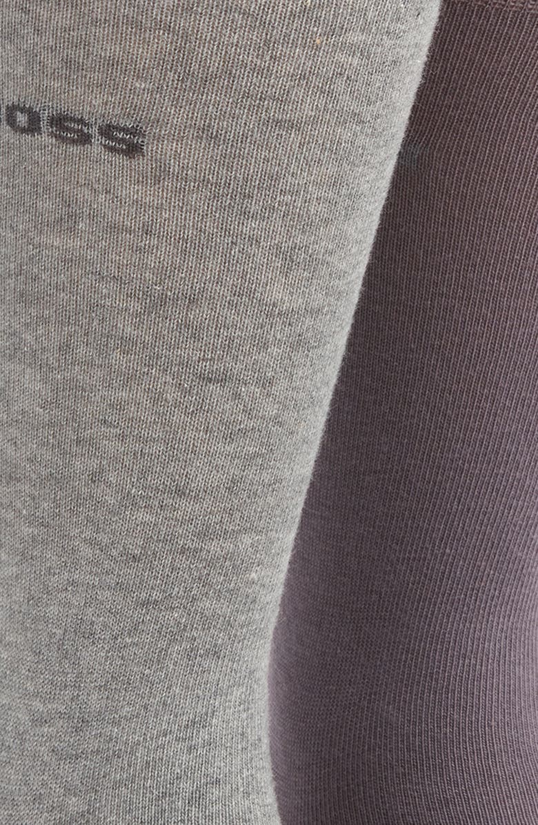BOSS Assorted 2-Pack Cotton Blend Dress Socks, Alternate, color, Open Purple