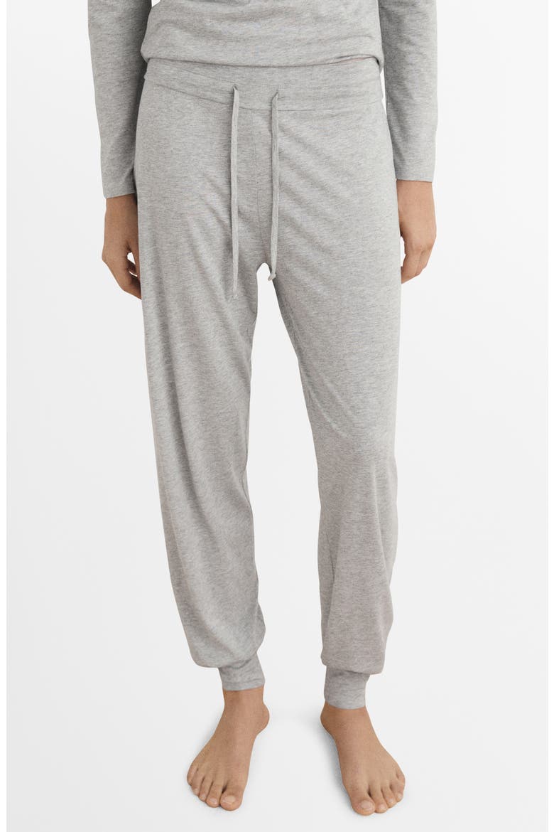 Lyocell & Cotton Pajama Joggers, Main, color, LIGHT/ PASTEL GREY