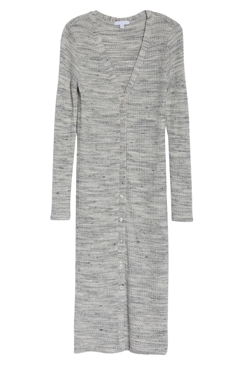 Your Line Thermal Knit Duster, Alternate, color, CREAM HEATHER