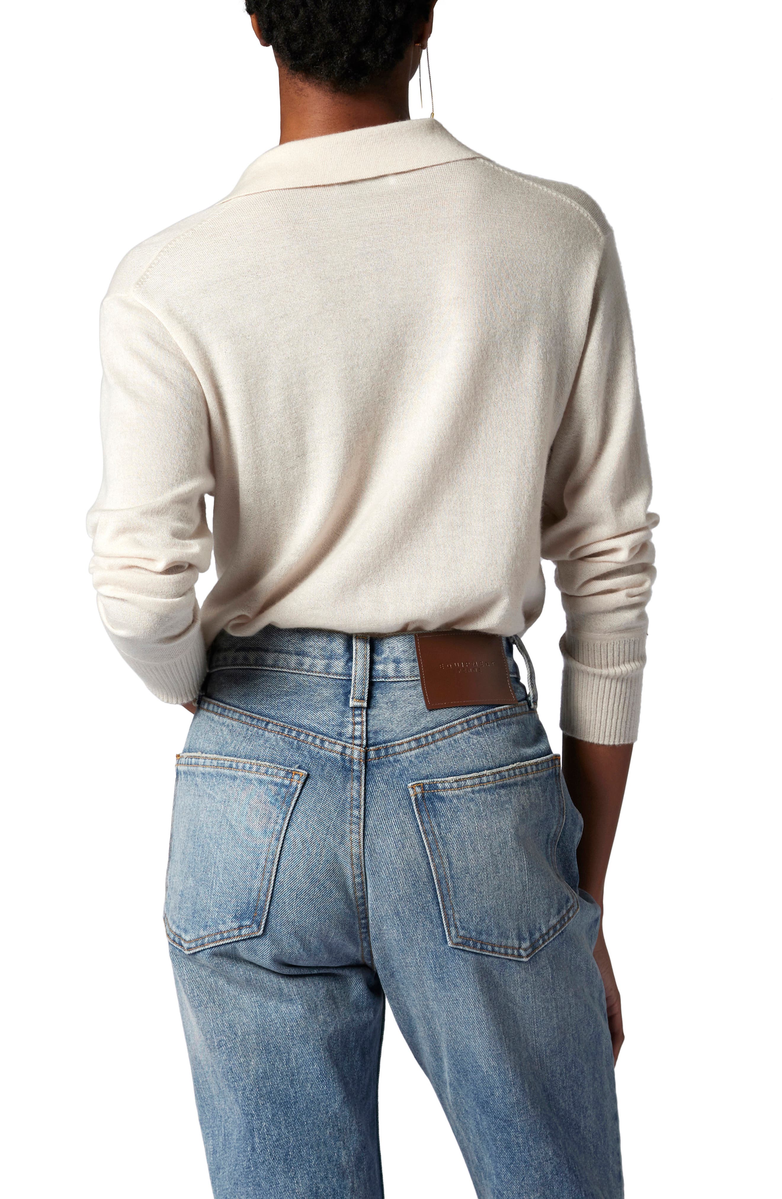 Corinne Cashmere Button-Up Shirt - image 2