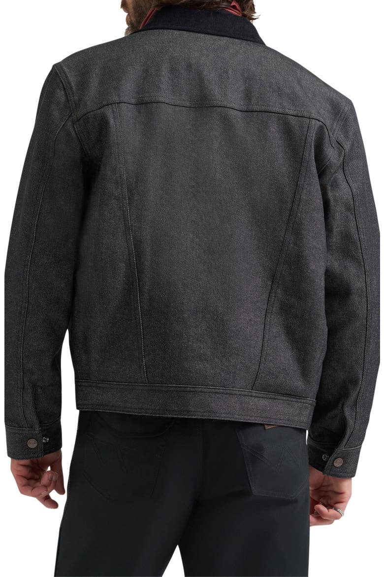 Filson X Wrangler Relaxed Fit Denim Work Jacket, Alternate, color, BLACK