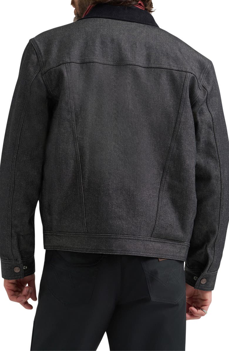 Wrangler Filson X Wrangler Relaxed Fit Denim Work Jacket, Alternate, color, Black