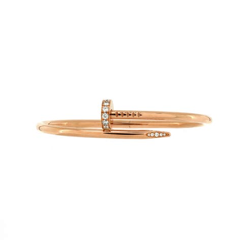 Juste un Clou Bracelet 18K Rose Gold with Diamonds Classic