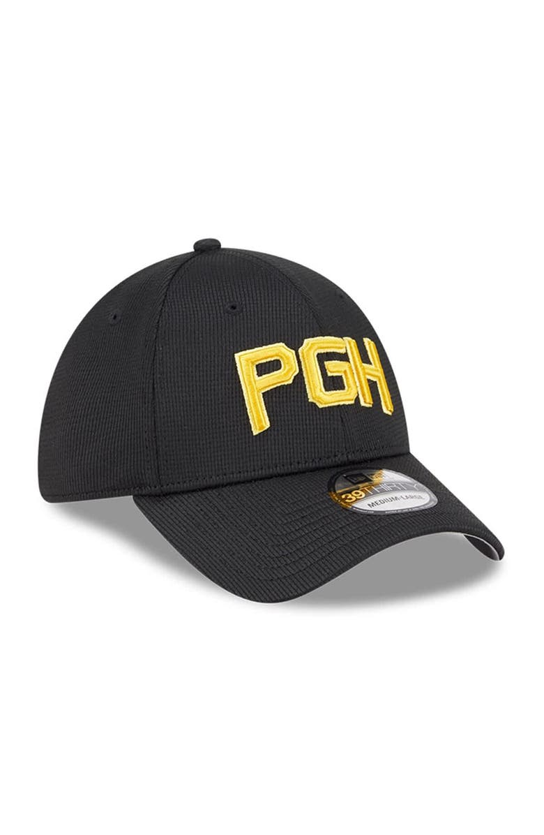 New Era Men's New Era Black Pittsburgh Pirates City Connect Batting Practice 39THIRTY Flex Hat, Alternate, color, Black