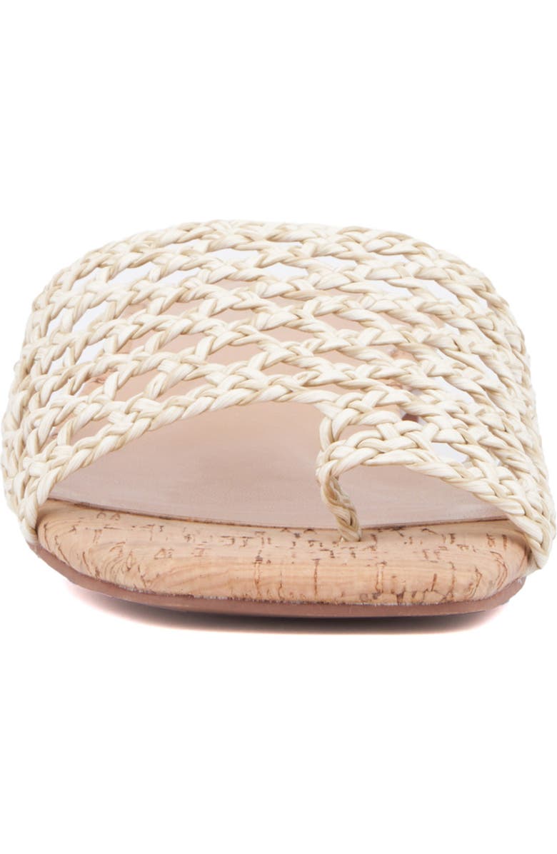 TORGEIS Bronze Woven Slide Sandal, Alternate, color,