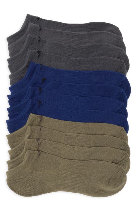 6-Pack Athletic Cushioned No-Show Socks