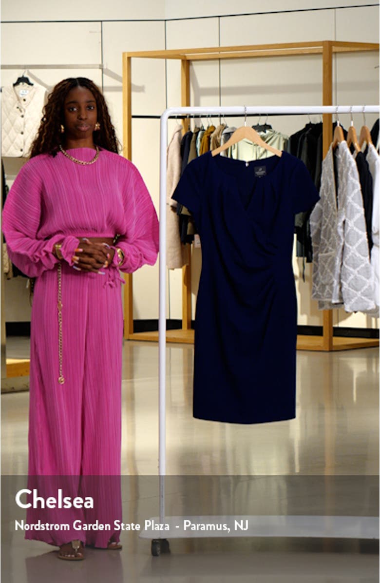 Crepe Sheath Dress, sales video thumbnail