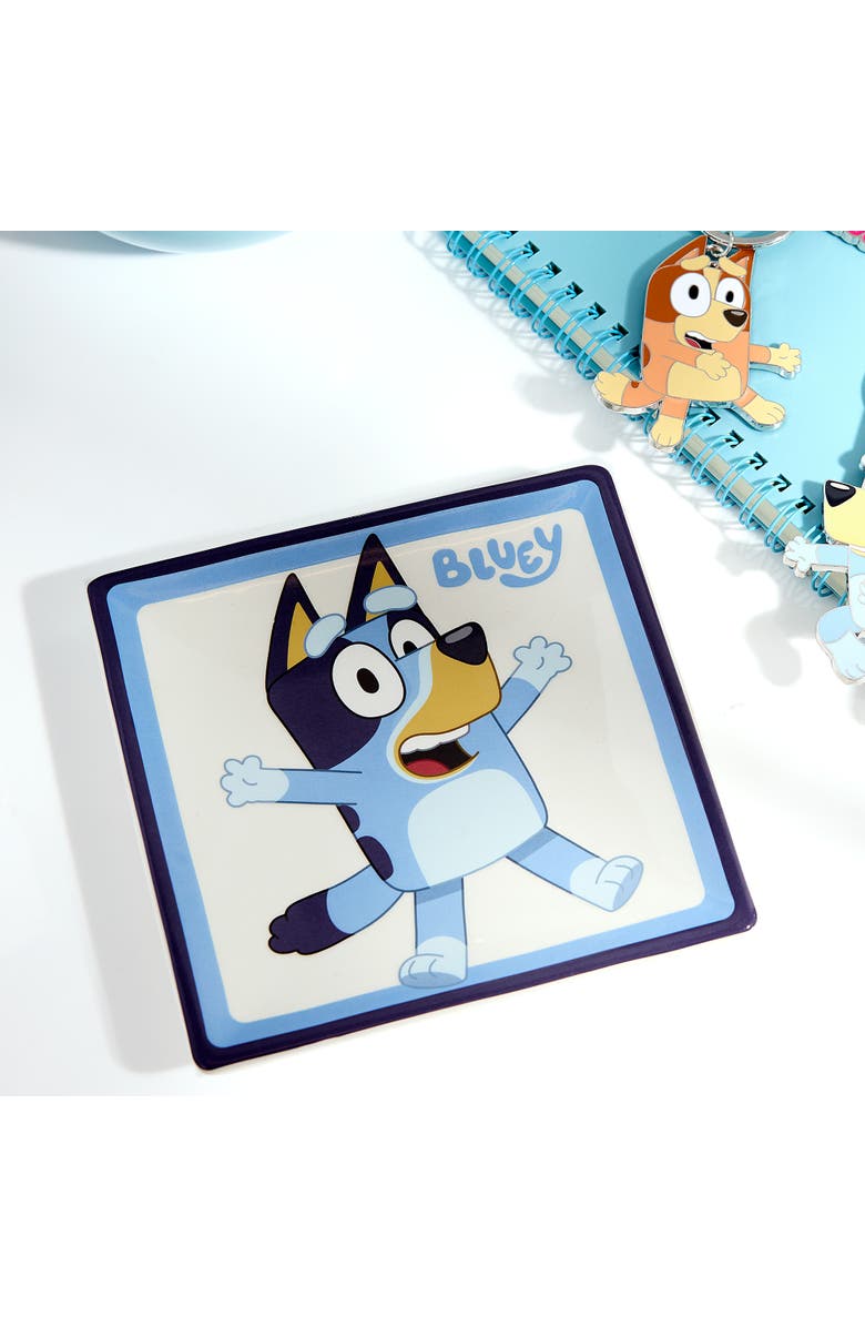 BLUEY Ceramic Trinket Dish Jewelry Holder, Alternate, color, Blue