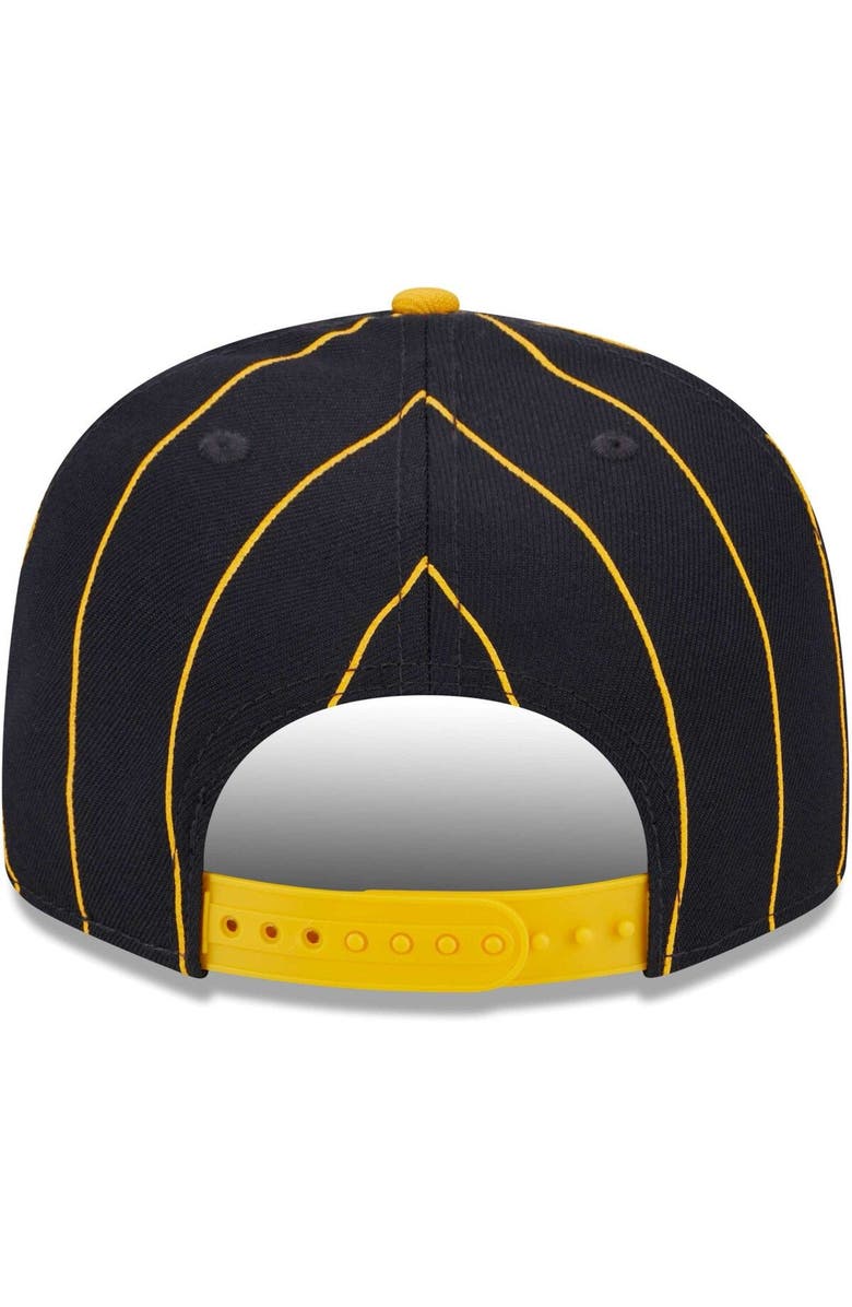 New Era Men's New Era Navy/Gold West Virginia Mountaineers Vintage 9FIFTY Snapback Hat, Alternate, color, Navy