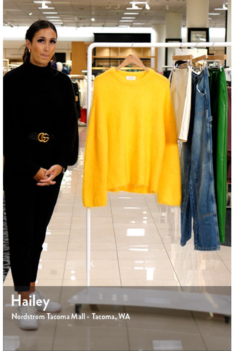 Fuzzy Crewneck Sweater video