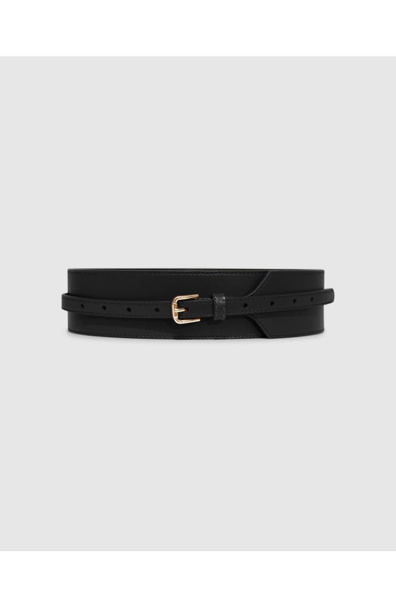 Belle & Bloom Together Again Belt, Main, color, Black