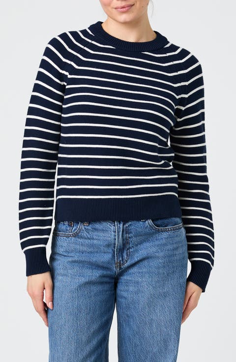 Mozart Stripe Crewneck Sweater