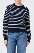 French Connection Mozart Stripe Crewneck Sweater
