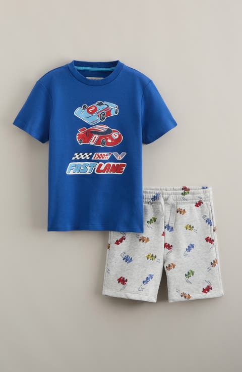 Kids' Graphic T-Shirt & Shorts Set (Toddler, Little Kid & Big Kid)