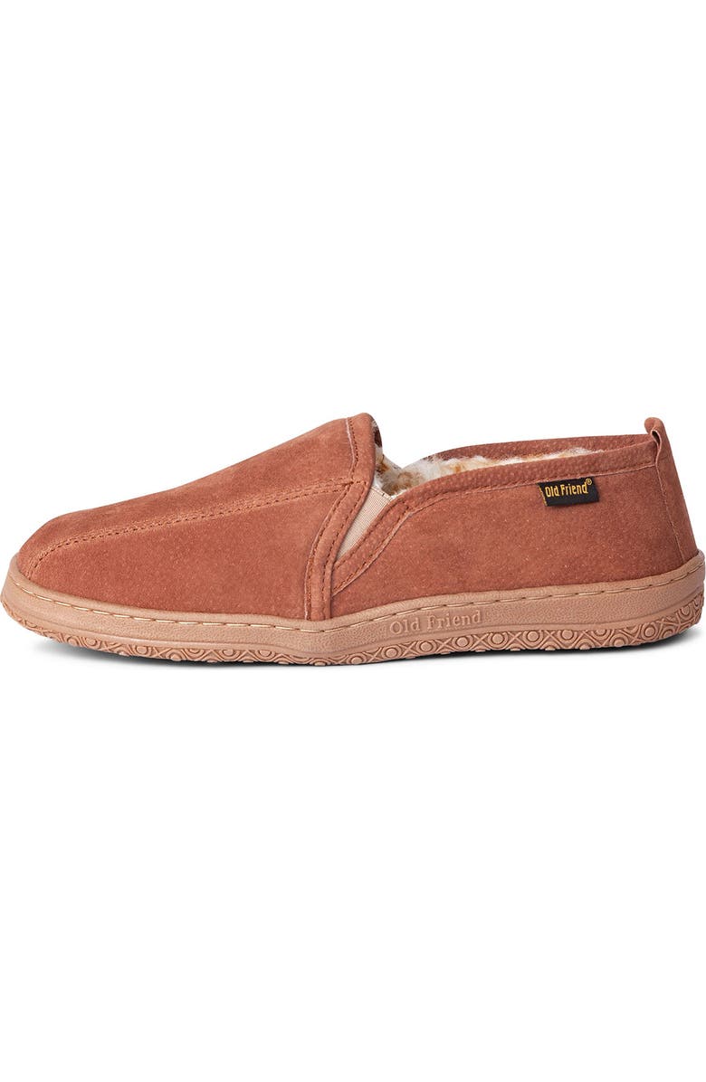 Old Friend Romeo Genuine Shearling Slipper, Alternate, color,