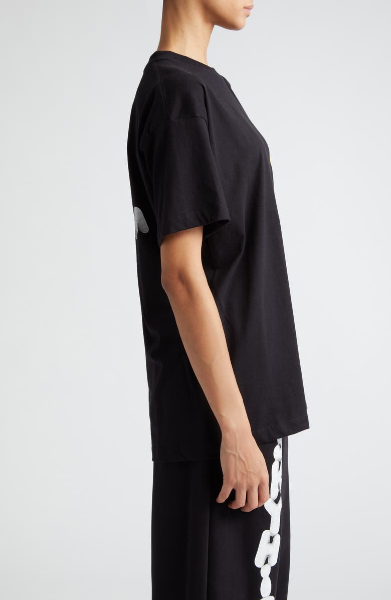 Sky High Farm Workwear Gender Inclusive Perennial Shana Logo Organic Cotton Blend Graphic T-Shirt, Alternate, color, 