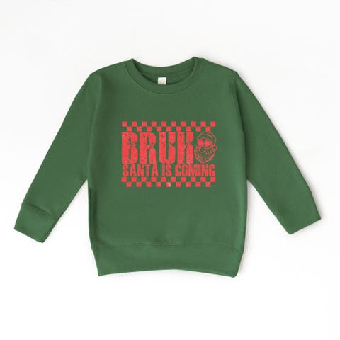 Bruh Santa is Coming Sweatshirt (Toddler)