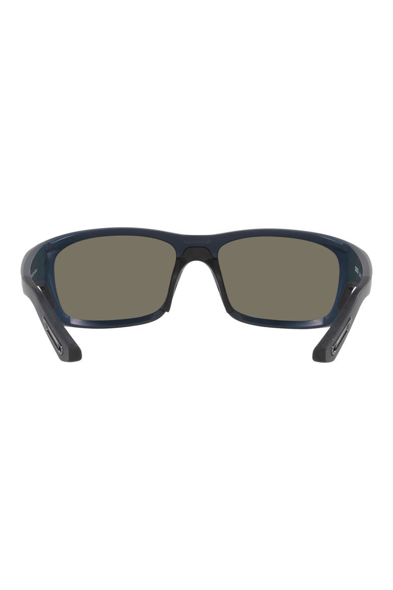 Jose Pro 62mm Polarized Oversize Rectangular Sunglasses, Alternate, color, BLUE