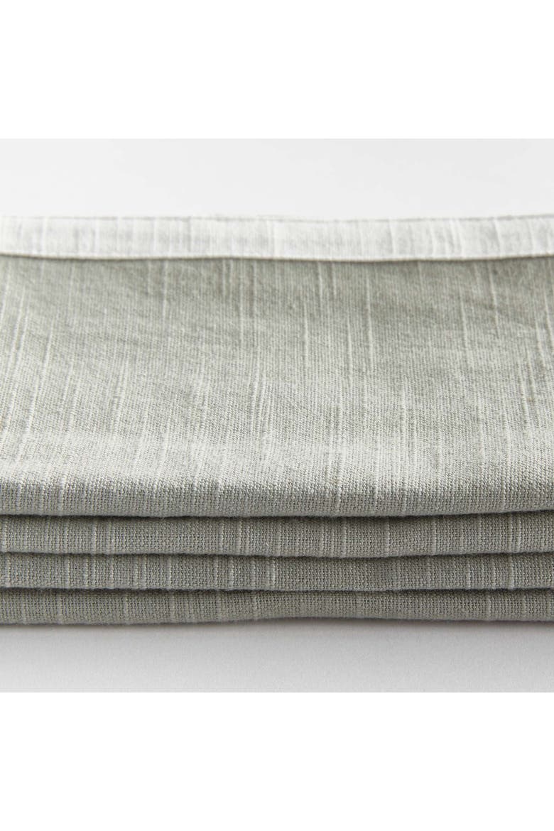 Fernbrook Dinner Napkins Set Of 4, Alternate, color, Green