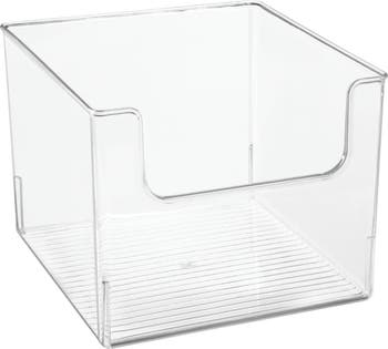 mDesign Plastic Household Storage Organizer Bins with Open Front ...