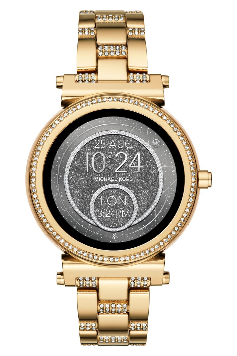 Sofie Smart Bracelet Watch, 42mm, Main, color, GOLD