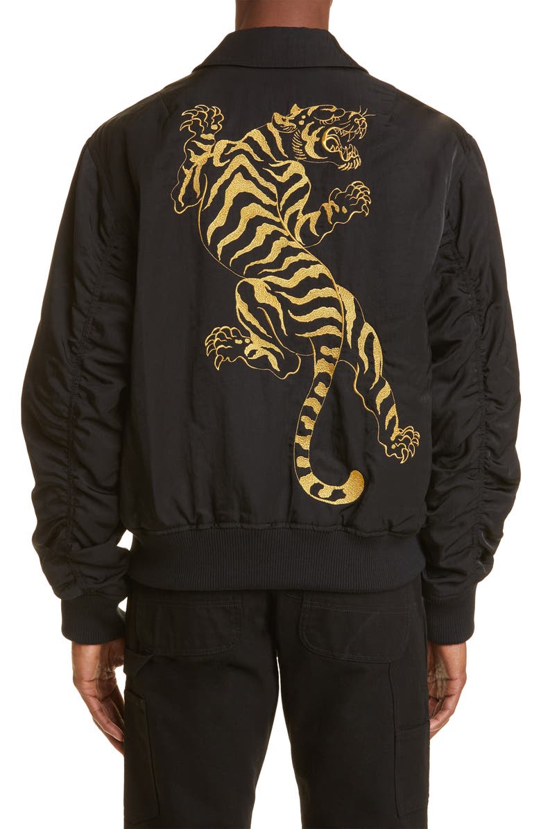 KENZO Year of the Tiger Climbing Tiger Bomber Jacket, Alternate, color,