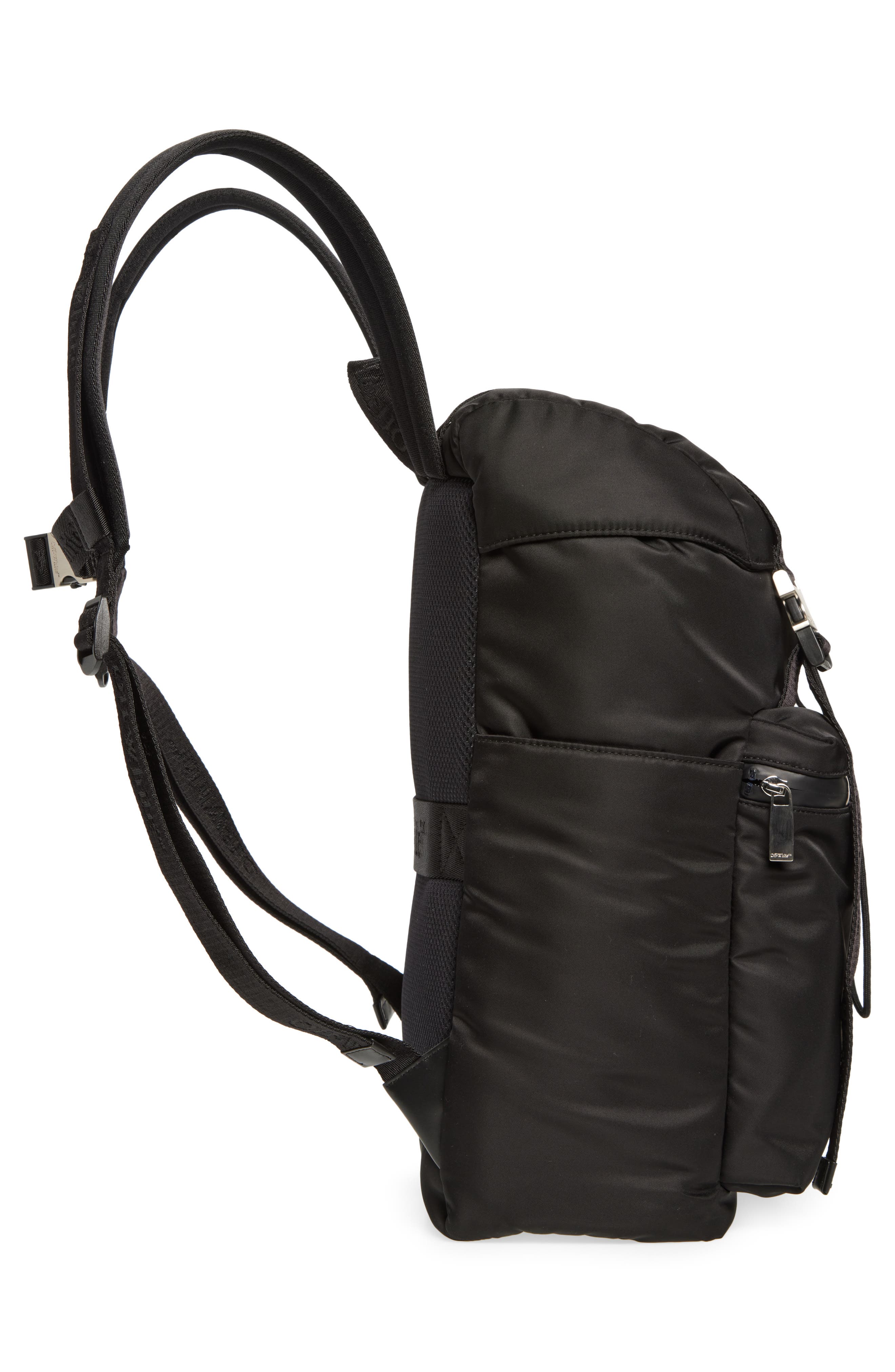 Off-White Outdoor Flap Backpack, Alternate, color, 