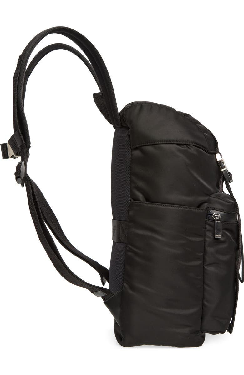 Off-White Outdoor Flap Backpack, Alternate, color,