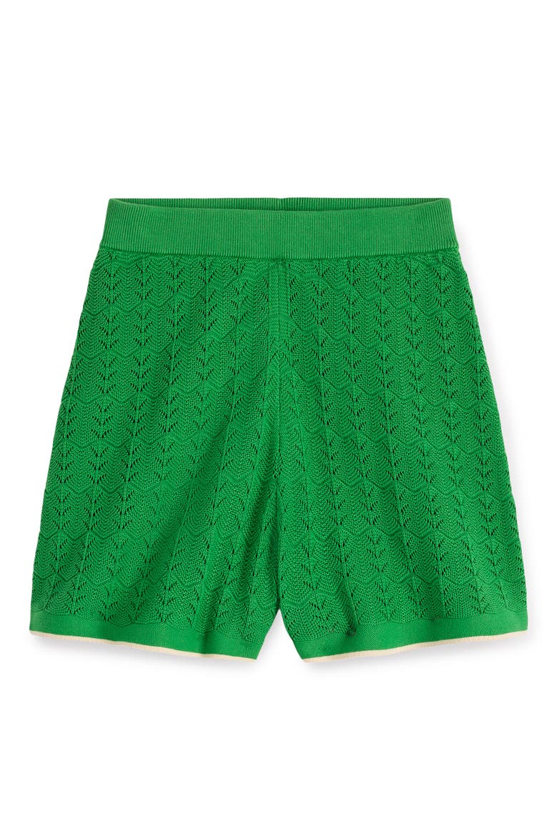 Knit Pull-On Shorts, Alternate, color, ONLINE GREEN