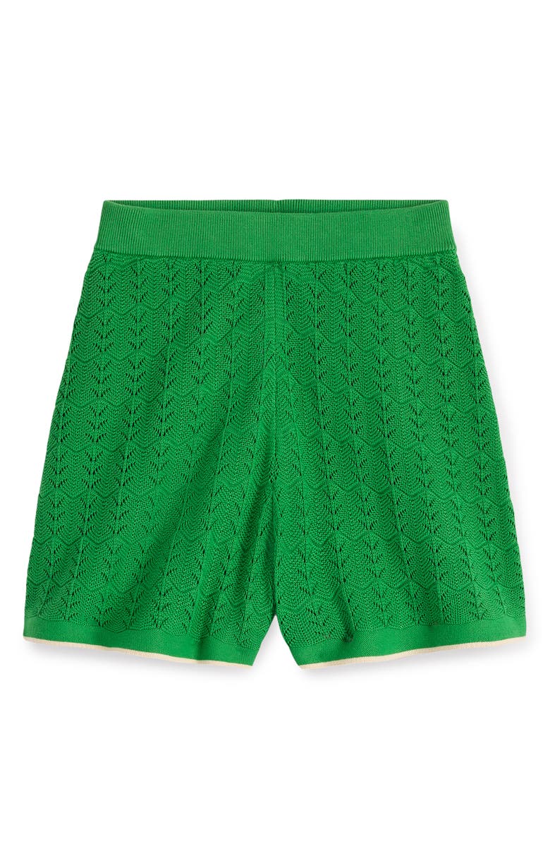 Boden Knit Pull-On Shorts, Alternate, color, Online Green