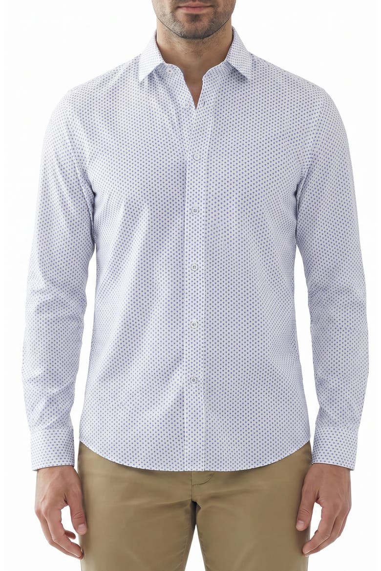 Four-Way Stretch Shirt, Main, color, 01 WHITE