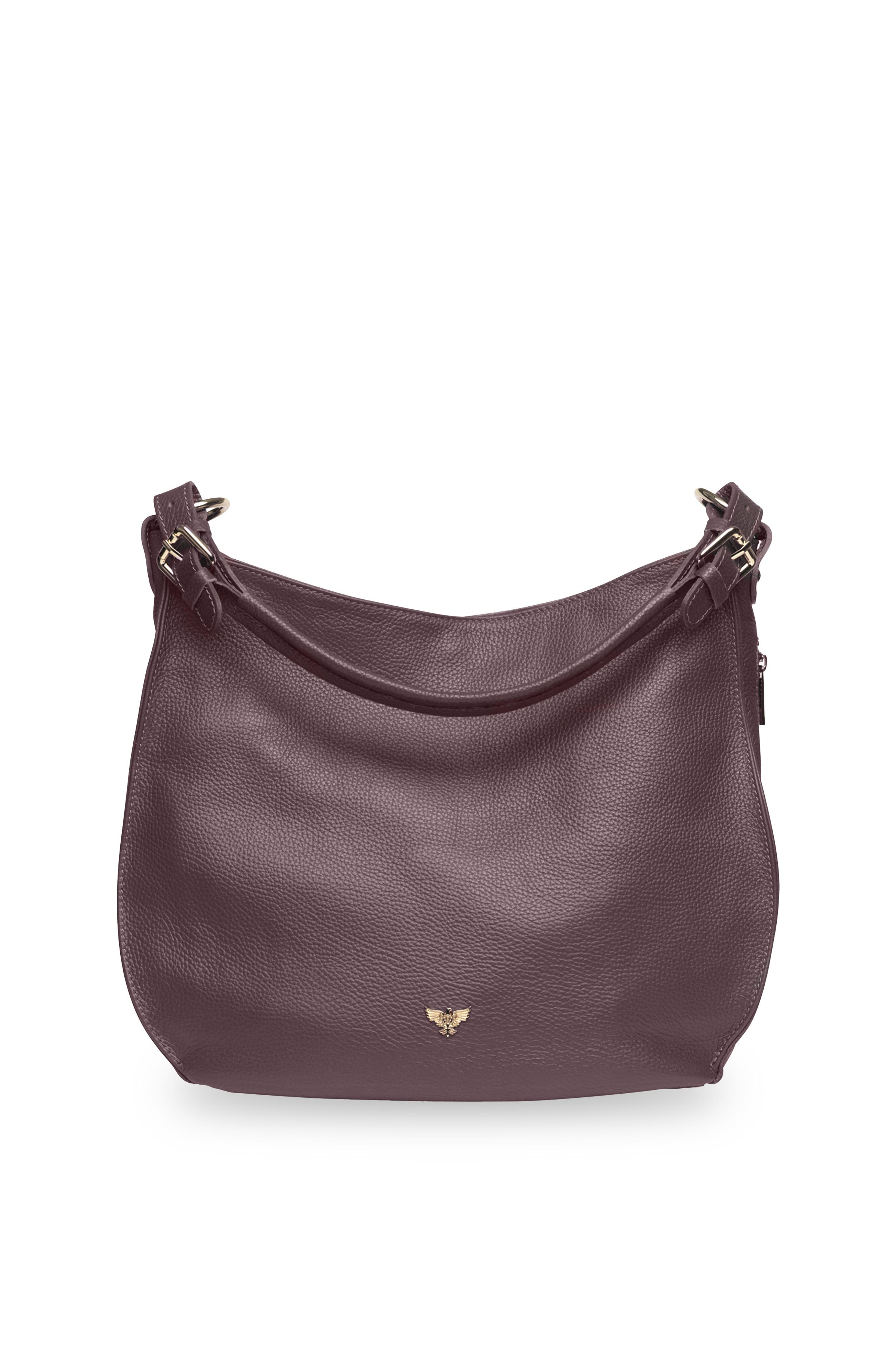 The Harriet Leather Bag, Main, color, Burgundy