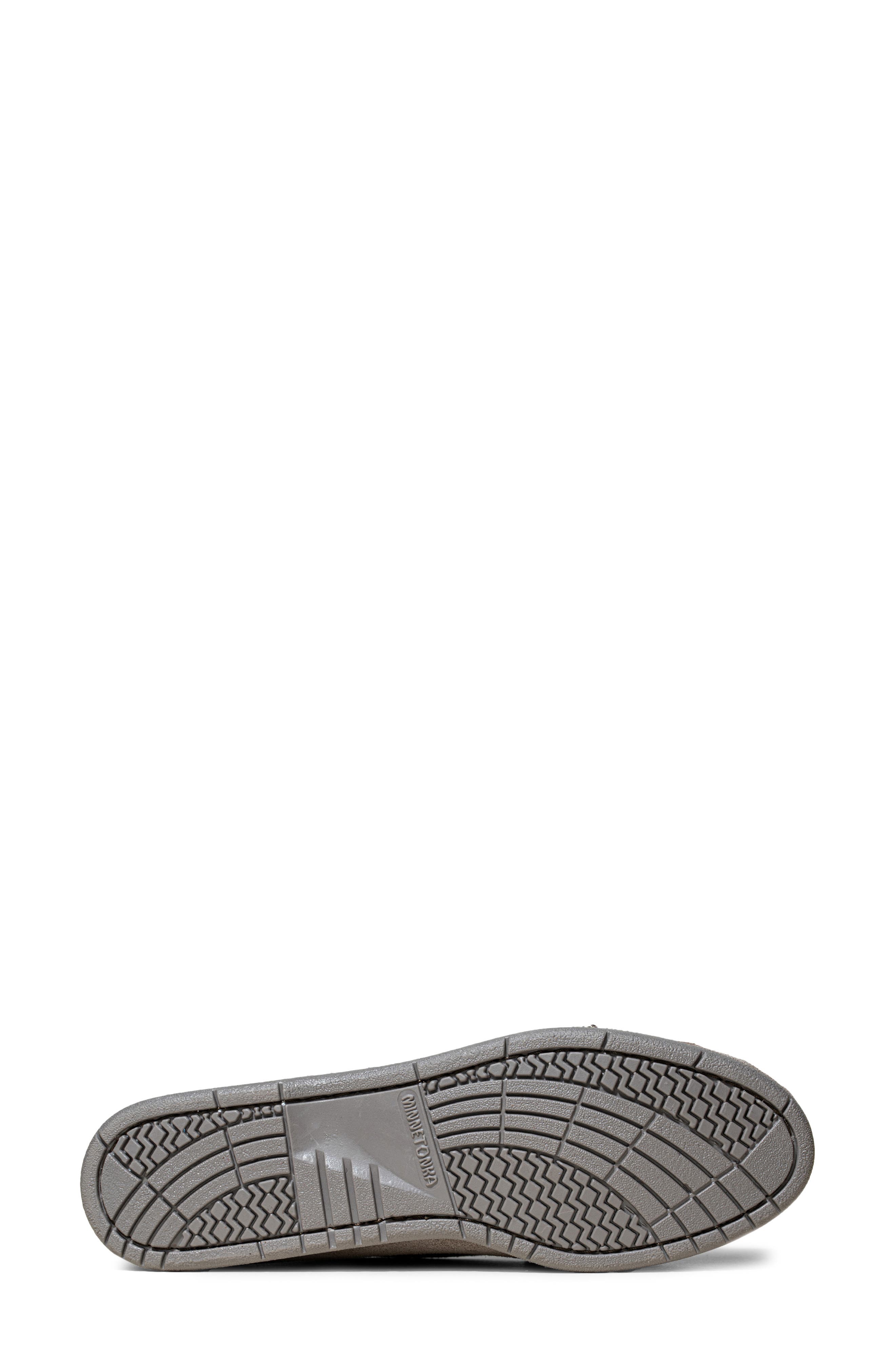 Minnetonka Nizhoni Moc Slipper, Alternate, color, Grey