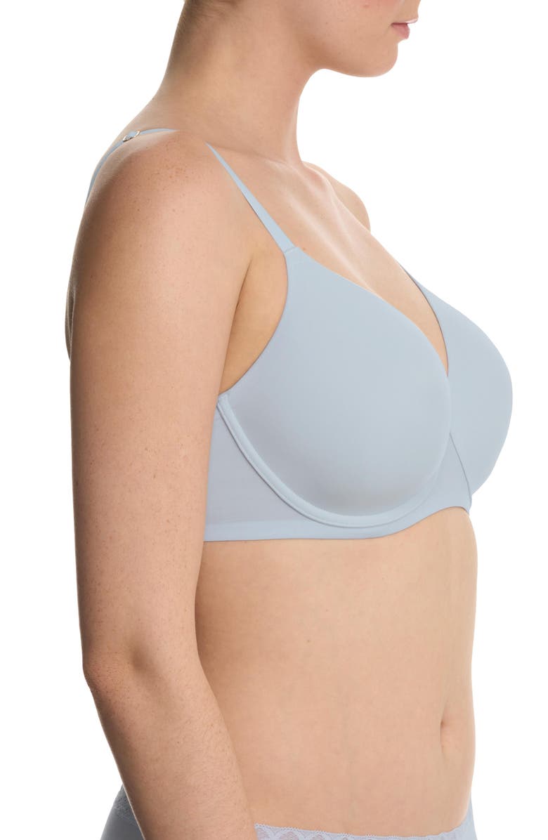 Natori Cloud Comfort Back Smoothing T-Shirt Bra, Alternate, color, Frosted Sky